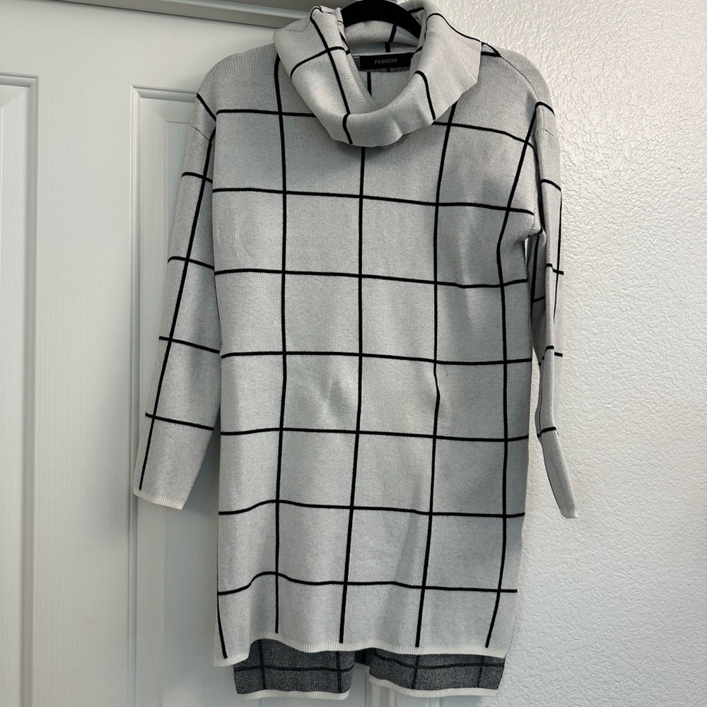 Black and White Striped Sweater